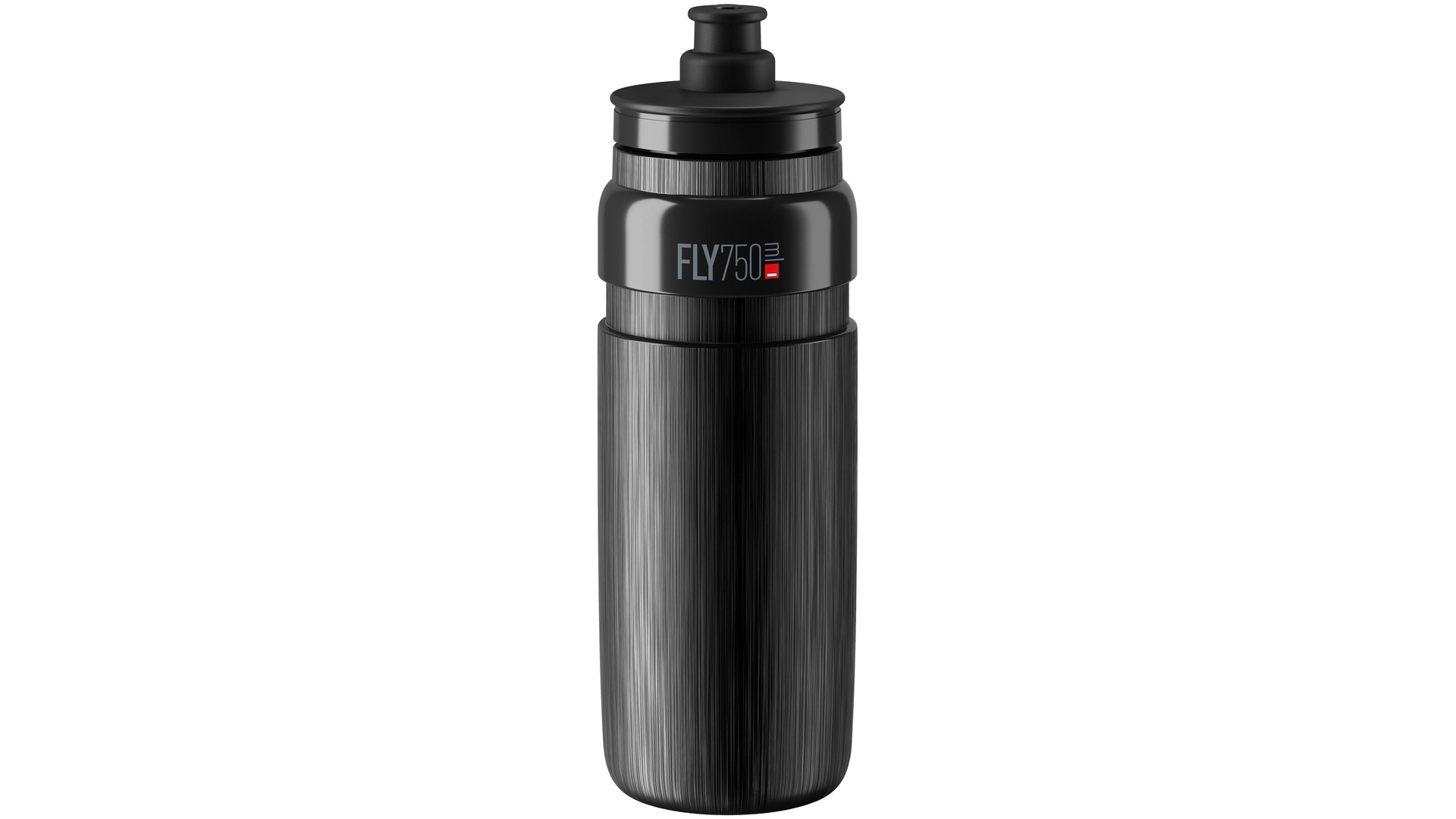 Elite Bidon Fly Tex Zwart Grijs Logo 750ml
